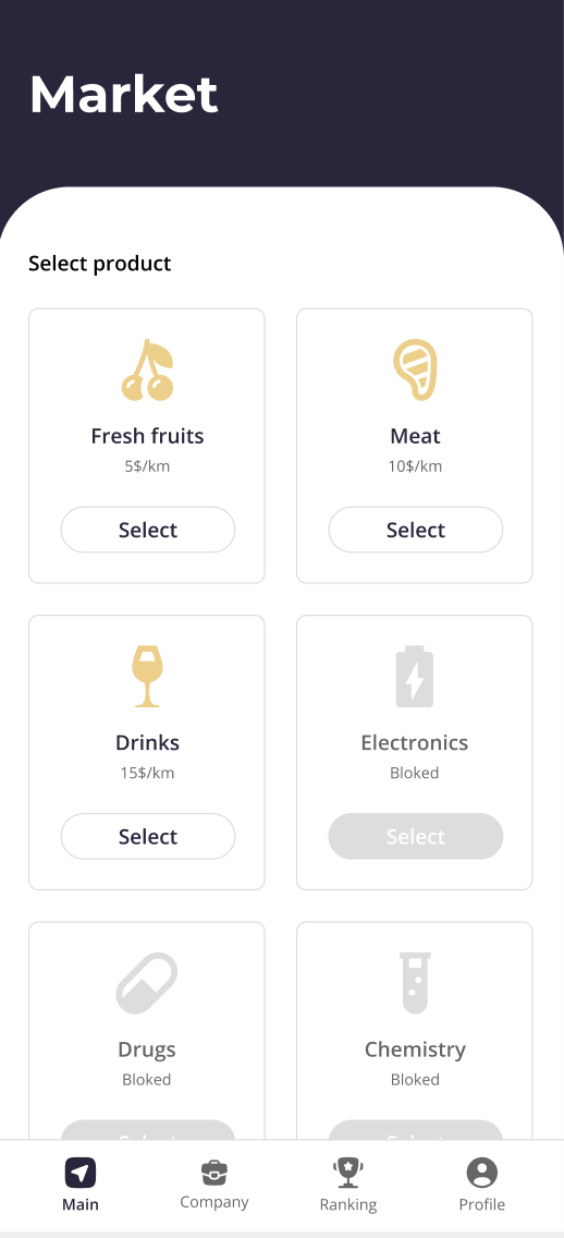 Cargo marketplace inside GeoSpedition